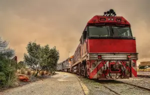 Ghan Train in Australia